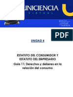 GUIA N° 11 DERECHOS Y DEBERES EN LAS RELACIONES DE CONSUMO (1)