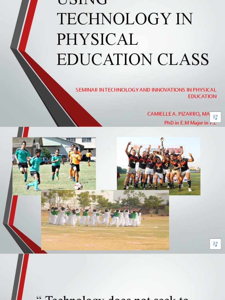 Using Technology in Physical Education Class PDF Physical Education