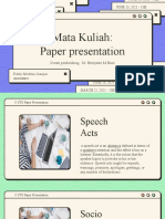 Mata Kuliah: Paper Presentation: // FEBRUARY 2021