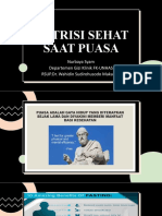 Nutrisi Sehat Saat Puasa-Nurbaya Syam Baru