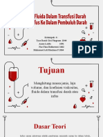 Praktikum Aliran Fluida Transfusi Darah Dan Infus