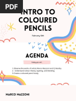 Intro To Coloured Pencils Presentation