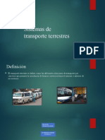 Sistemas de Transporte Terrestres