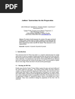 Springer LNCS Word Template | PDF | Te X | Typefaces