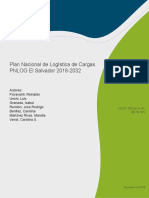 Plan Nacional de Logística de Cargas PNLOG El Salvador 2018-2032 Es