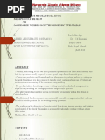 Department of Mechanical Engg Mini Project Review ON 360 Degree Welding Cutting Rotary Turntable