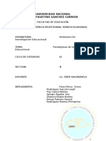 Paradigmas de La Investigacion Educativa