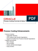 Process Costing Overview & Setup TOI