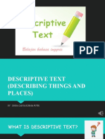 Descriptive Text (Describing Things and Places)