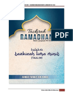 E-BOOK TAALIM Siri 1 TAZKIRAH RAMADHAN Edisi 2020