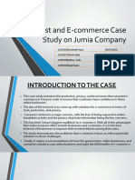 Trust and E-Commerce Case Study On Jumia Company