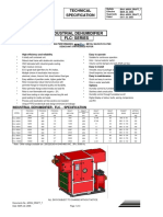Industrial Dehumidifier Flc-Series: Technical Specification