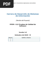 FPIPS-112 Pruebas de Calidad de Software