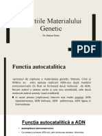 Functiile Materialului Genetic