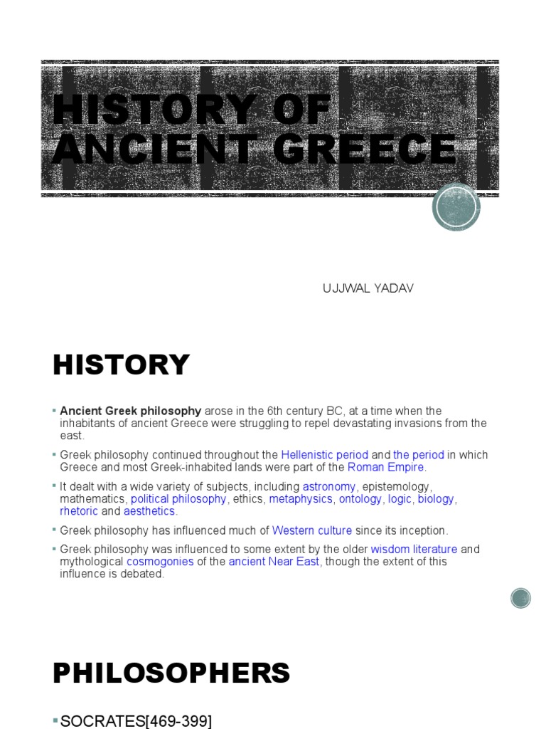 History of Ancient Greece | PDF | Ancient Greek Philosophy | Plato