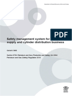 Safety Management System For Gas Supply and Cylinder Distribution Business