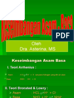 Keseimbangan Asam Basa