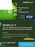 Organization and Management: Prepared by