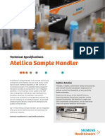 Atellica Sample Handler: Technical Specifications