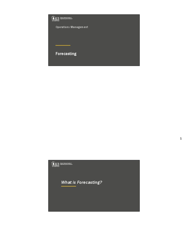 Forecasting At Disney World An Example Of Effective Short Medium And