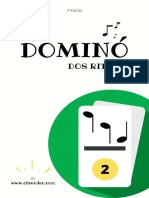 Jogo de dominó dos ritmos 1a edição