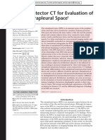 Multidetector CT For Evaluation of The Extrapleural Space