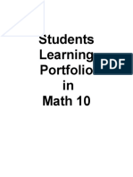 Portfolio in Math