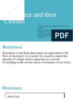 Resistance and Their Circuits