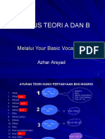 Khusus Teori A Dan B: Melalui Your Basic Vocabulary