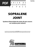 Joints de dilatation SOPRAJOINT PLUS | PDF | Béton | Acier