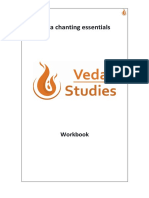 Veda Chanting Essentials: Workbook
