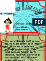 Numărăm Calculăm, o Problemă Rezolvăm!-Probleme Ilustrate 1-20