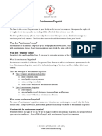 Autoimmune Hepatitis Handout