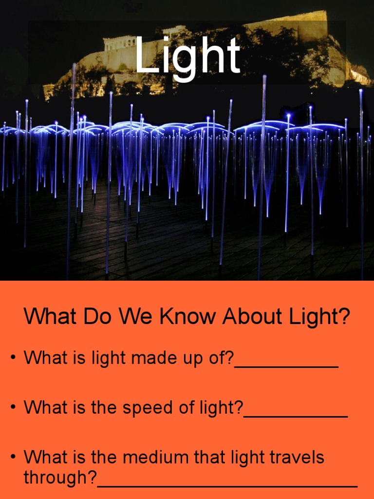 Understanding Light and Its Properties | PDF | Light | Color