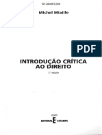 Introdução Crítica Ao Direito - Michel Miaille