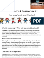Ms - Santos Classroom #1: Age Group/ Grade Level: Preschool