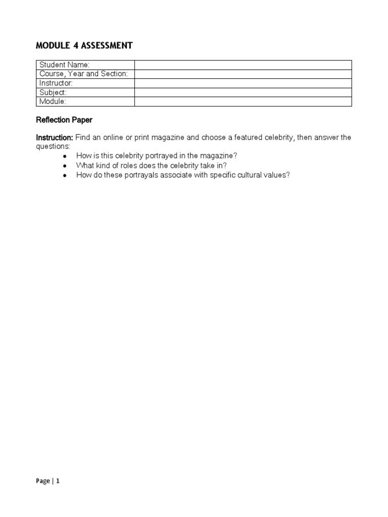 YourName PPCModule4 Course&Section | PDF