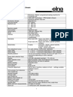 7200 - PRO Quilter's Dream Technical Data