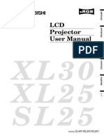 LCD Projector User Manual: XL30 XL25 SL25
