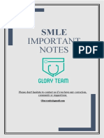 Very Important SMLE Notes