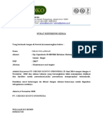 Surat Keterangan Praktek Kerja