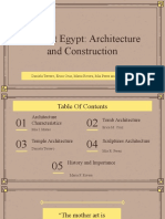 Ancient Egypt's Architecture and Construction