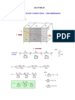 Steady State Conduction - One Dimension: 2.1. The Plane Wall