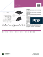Db-A3-Dobradiça Plástica Plana