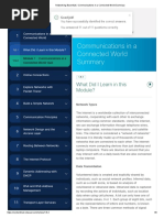 Networking Essentials - Communications in A Connected World Summary - Teste - 1