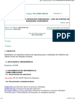 PE-1PBR-00231-0 Trabalhos Com Produtos Perigosos - Uso de Fontes de Radiação Ionizante