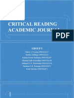 Critical Reading - E-Journal Group 5