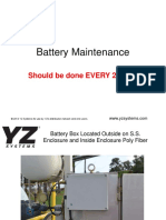 Battery Maintenance YZ