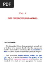 Unit - 4: Data Preparation and Analysis