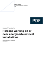 Cop For Persons Working On or Near Energised Electrical Installations 0